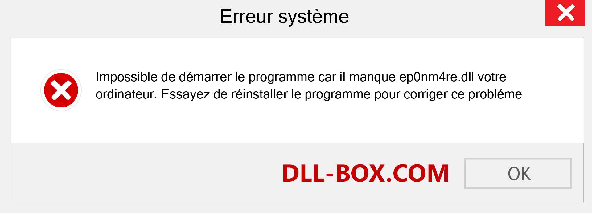 Le fichier ep0nm4re.dll est manquant ?. Télécharger pour Windows 7, 8, 10 - Correction de l'erreur manquante ep0nm4re dll sur Windows, photos, images